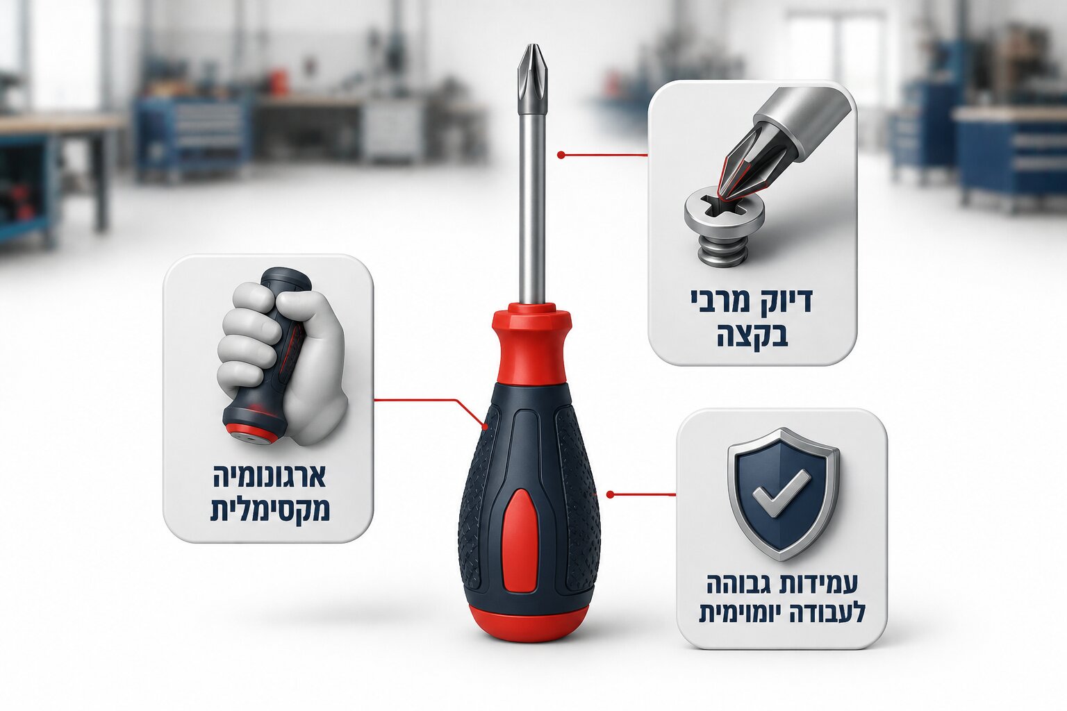 כלי יד גרמניים של WERA - מברגים, ביטים וראצ'טים מקצועיים