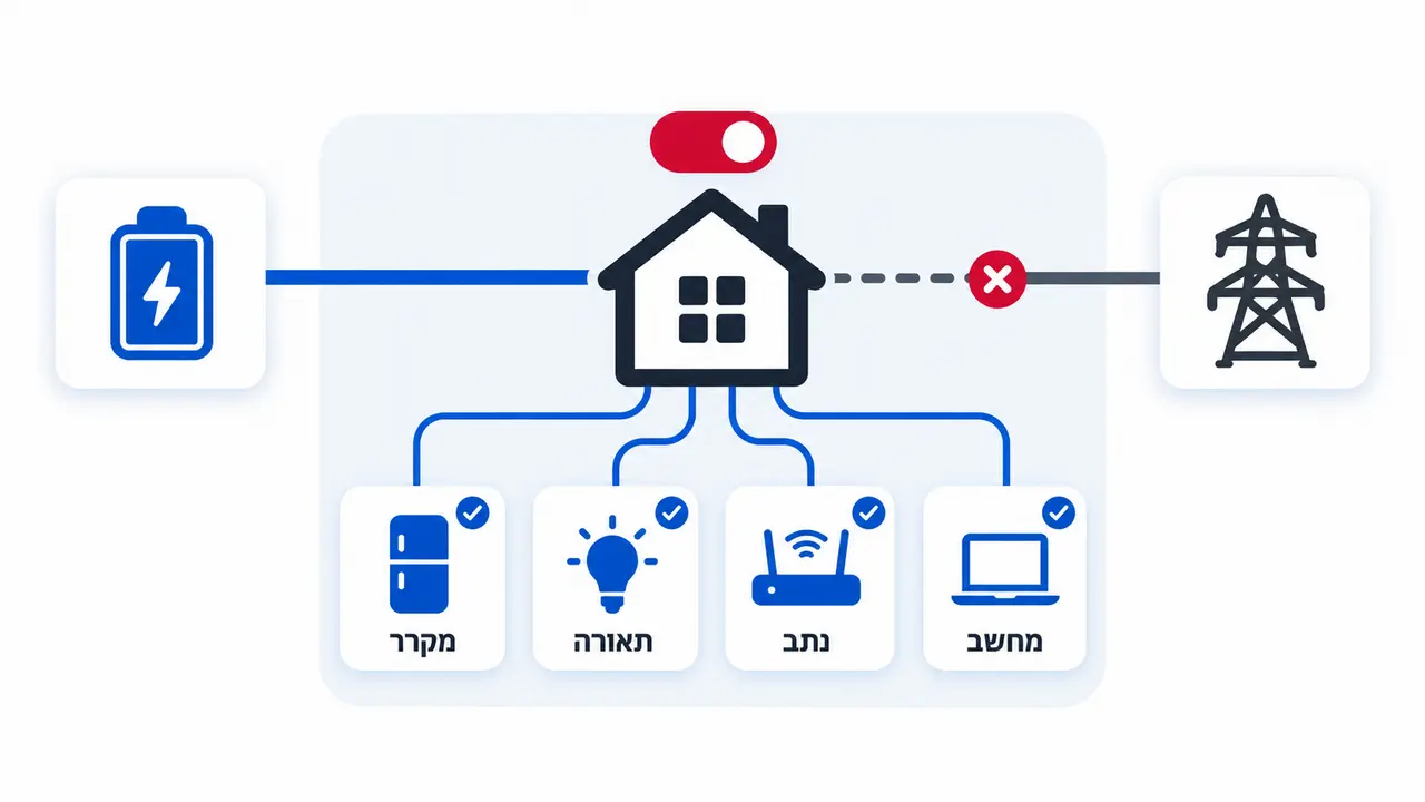 איך לבחור מערכת גיבוי לבית להפסקות חשמל